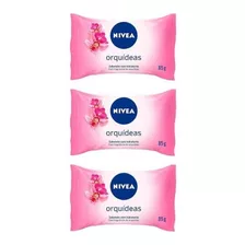 Nivea Orquídea Sabonete 85g (kit C/03)