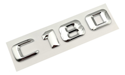 Foto de Letras Cromadas Insignia C180 4matic Para Mercedes- Benz