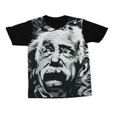 Camiseta Arte Albert Einstein Cientista Física Camisa Blusa
