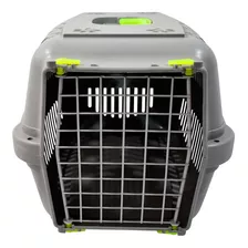 Caixa De Transporte Para Cães Gatos Porta Aço Neon N2 Amarel