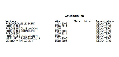 Motor Limpiaparabrisas Delantero Mercury Marauder 2003-2004 Foto 6