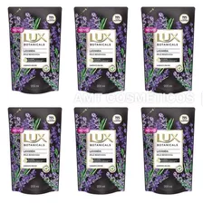 6 Sabonete Liquido Lux Botanicals Refil Lavanda 200ml