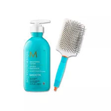 Moroccanoil Smooth Dúo Loción Suavizante 300 Ml + Cepillo 