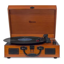 Rádio Vitrola Toca Discos Vinil Retrô Sonetto Wood Madeira