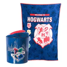 Kit Manta + Balde Pipoca Harry Potter - Zona Criativa