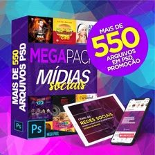 Megapack + 500 Mil Artes Para Redes Sociais - Psd | Cdr