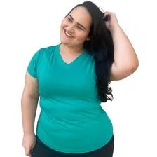 Blusa Evangélica Plus Size Camiseta Basica Viscolycra 2020