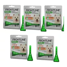 Kit Combo C/ 05 Frontline Plus Para Cães De 1 A 10 K