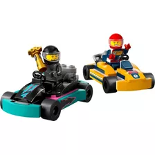 Lego City 60400 Karts E Pilotos De Corrida