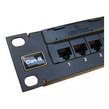 Patch Panel Leviton 24 - Red - Rj45 - Cat6 - Ethernet