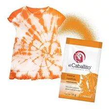 El Caballito Colorante Para Ropa Naranja Española 16g