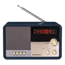 Radio Crosley Cr3036d-nv Tribute Vintage Con Bluetooth, Azul