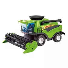 Brinquedo Divertido Colheitadeira Verde Trator Caminhão
