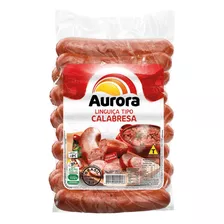 Linguiça Tipo Calabresa Defumanda Aurora A Vácuo 5 Kg Pacote