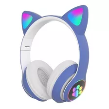 Auriculares Wireless Bluetooth De Gatito / Colores Variados