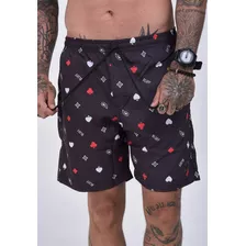 Bermuda Masculina Estampada Banho Short Nylon Praia Atacado