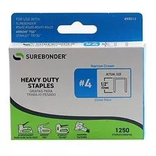 Surebonder 55012 Heavy Duty De 1-2-pulgada Longitud Staples,