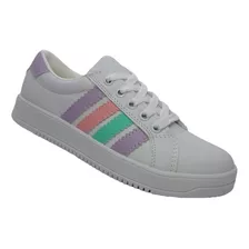 Tenis Sneakers Choclo Moda Mujer Colores Pastel Tendencia