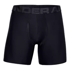 Boxer Hombre Tech 6in 2 Pack Negro Under Armour