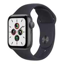 Apple Watch Se (gps, 40mm) - Caja De Aluminio Color Gris Espacial - Correa Deportiva Azul Medianoche