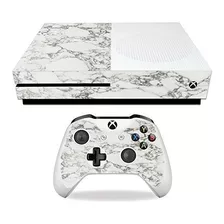 Piel Mightyskins Para Microsoft Xbox One S Marmol Blanco | C
