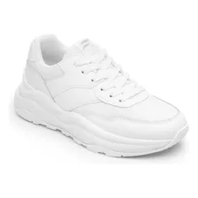 Sneaker Flexi Para Mujer Estilo 124902 Blanco