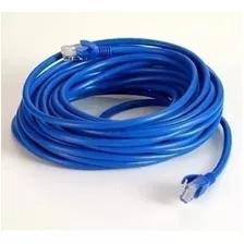 Cabo De Rede Azul 5 Metros Rj45 Crimpado Cat5e Internet Lan