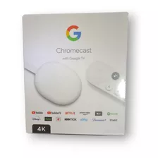 Chromecast Google Tv Snow 4k Hdr Blanco Hdmi Bluetooth Wifi