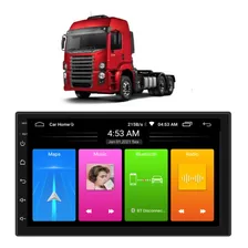 Central Multimidia 2din Tela 7 Caminhao Android Gps Wifi Bt