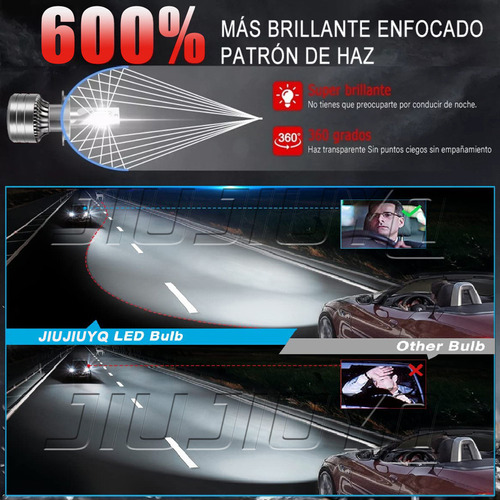 Kit De Faros Led H4 H8 Para 2019 Nissan Maxima 40000lm Foto 6