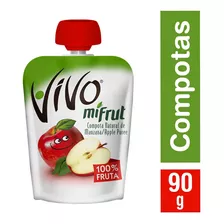 Compota Mifrut Vivo Manzana 90gr(6unidad)-super