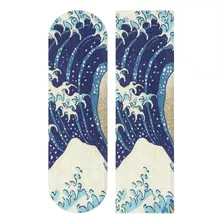 Fennen Blue Sea Wave Monster Skateboard Grip Tape Sheets Gra