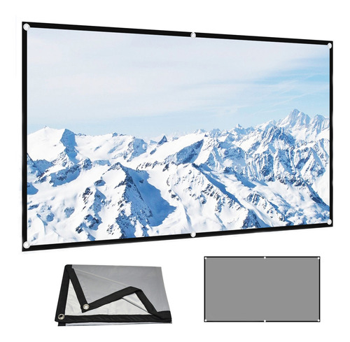 Pantalla De Proyeccion 110inch Cortina Metálica Anti-luz