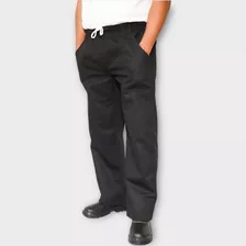 Calça C/ 3 Bolsos Elástico Oxford Uniforme Ajudante De Obra