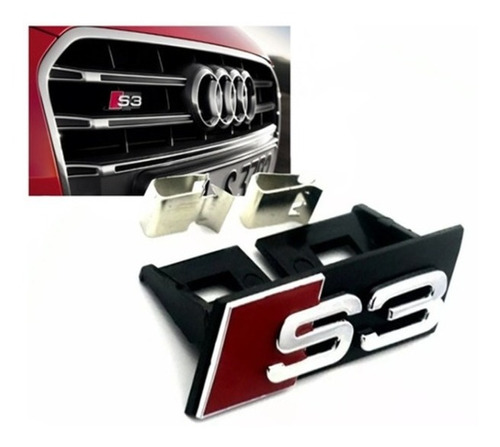 Foto de Emblema Audi A3 S3 Persiana Sline Delantero Rs Negro