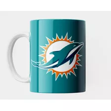 Caneca Porcelana - Miami Dolphins - Nfl