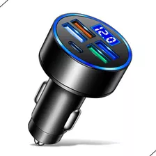 Adaptador De Carro Carregador Celular Turbo 4 Entradas Usb