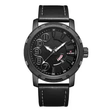 Relógio Masculino Naviforce Esportivo Pulseira Couro