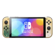 Nintendo Switch Oled 64gb The Legend Of Zelda: Tears Of The Kingdom Edition Cor Verde E Dourado E Preto