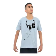 Camiseta Nerd Geek Dj Headset Camisa Masculina Fone 