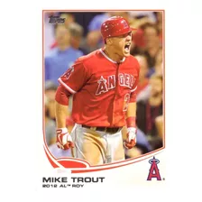2013 Topps # 338 Mike Trout Baseball Card: Gana El Premio