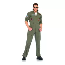 Disfraz De Vuelo Top Gun Para Adulto/talla 2x