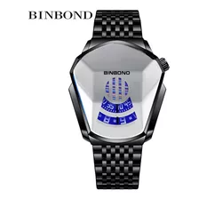 Binbond Locomotora Trend - Reloj De Cuarzo Impermeable