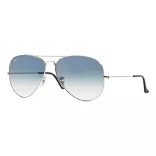 Ray Ban Rb3025n Piloto Aviado Plateado Azul Degr