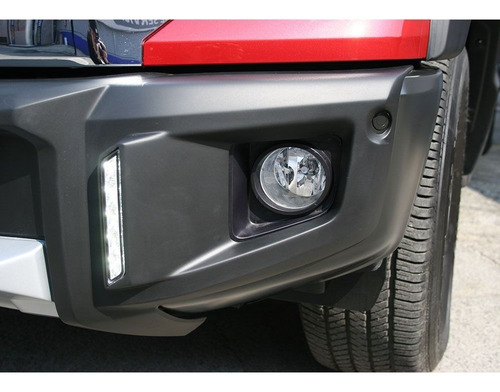 Bumper Delantero Con Faros Drl Toyota Tundra 14-21 Airdesign Foto 2