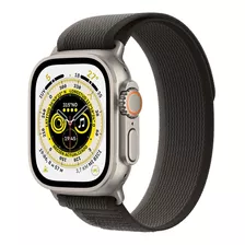 Apple Watch Ultra Gps + Celular - Caja De Titanio 49 Mm - Correa Loop Trail Negra/gris - S/m