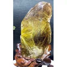 1605 G Cristal Cristal Titanio Natural Mineral Cuarzo Rutila