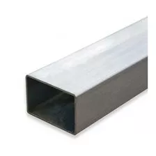 Caño Cuadrado Galvanizado 40x80x2mm X 6m Tubo Perfil Kilemy