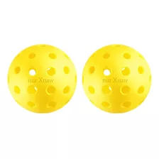  Pelotas De Pickleball Sin Costuras 40 Agujeros Pack De 2