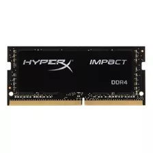 Memoria Ram Impact Color Negro 8gb 1 Hyperx Hx426s15ib2/8